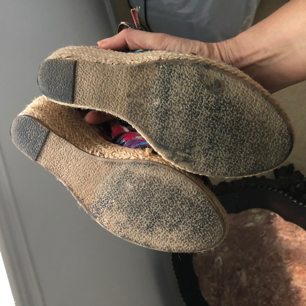 Rebels Espadrille platform heels -Josephine sz 10 - Picture 8 of 8